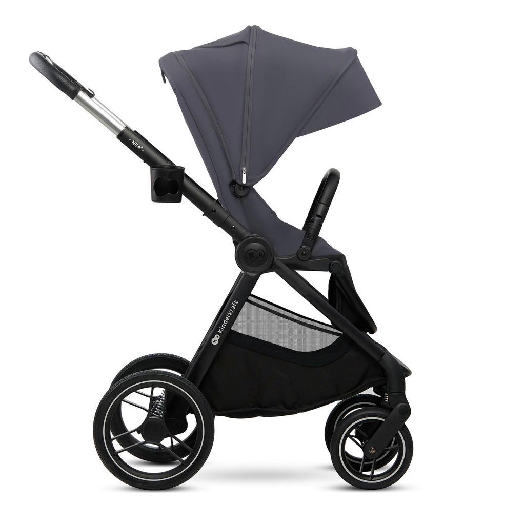 KINDERKRAFT Kombinált babakocsi Nea 2 2in1 Dark Grey